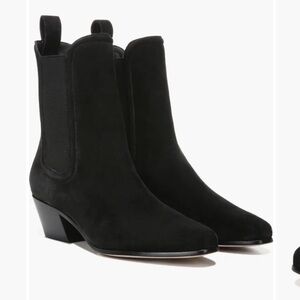 Veronica Beard Lada chelsea boot black suede 6.5